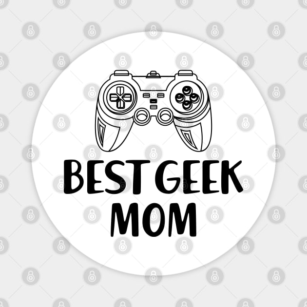 Best Geek Mom Magnet by KC Happy Shop